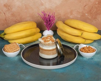 New York Mag Banana & Caramel (Cam Kavanozda Magnolia) görseli