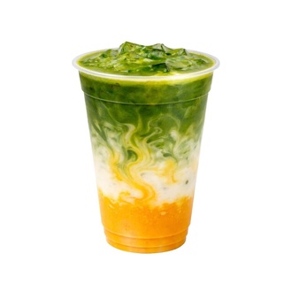 Iced Mango Matcha Latte (14 Oz) görseli