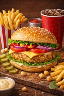 Ot Obur (Vejetaryan) Burger Menü görseli