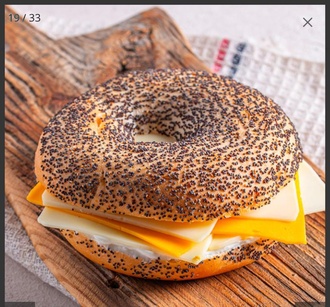 Üç Peynirli Bagel görseli