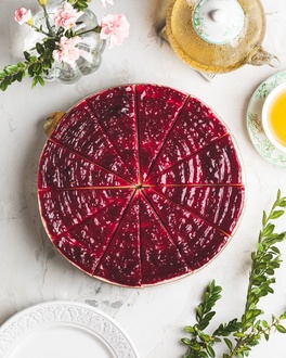 Frambuazlı Cheesecake (14 Dilim) görseli