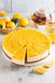 Limonlu Cheesecake (14 Dilim) görseli