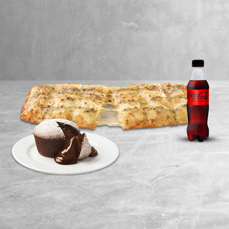 Bol Peynirli Ekmek + Çikolatalı Sufle + İçecek (33 Cl.) görseli