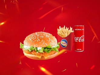 Chicken Burger Klasik Menü görseli