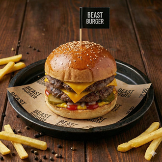 Double Classic Beast Cheese Burger görseli