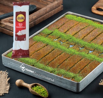 Sadeyağlı Burma Kadayıf (1 Kg) & Algida Maraş Dondurma (650 Ml) görseli