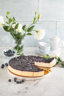 Yaban Mersinli Cheesecake görseli