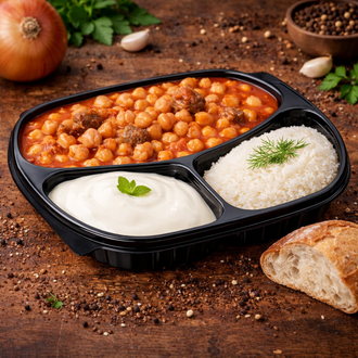 Etli Nohut Yahni & Pilav & Yoğurt görseli