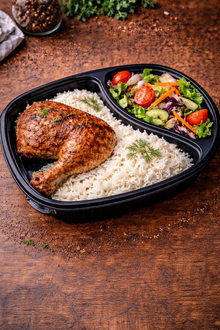 Tavuk Kalçalı But & Pilav & Salata görseli