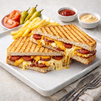 Sucuklu Yumurtalı Kaşarlı Ayvalık Tostu Menü görseli