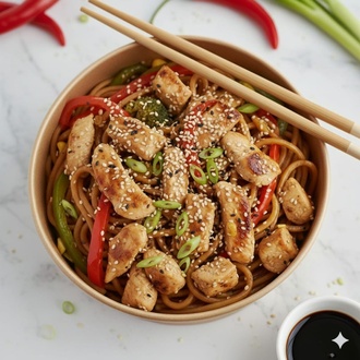 Tavuklu Sebzeli Noodle görseli
