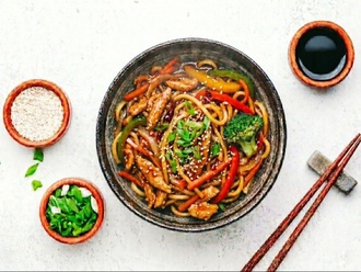 Teriyaki Tavuklu Noodle görseli