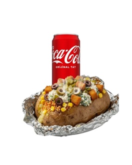 Kumpir + Coca-cola (33 Cl) görseli