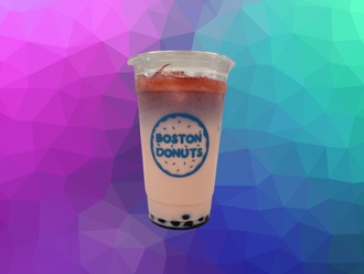 Raspberry Boston Bubble Tea görseli