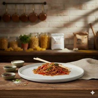 Sebzeli Noodle görseli