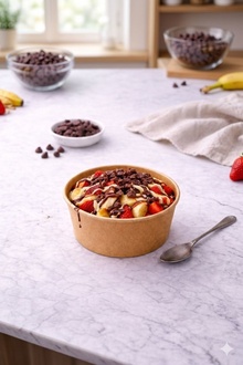 Belçika Çikolatalı Waffle Bowl görseli
