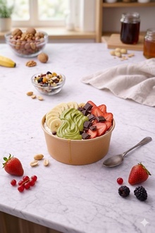 Antep Fıstık Waffle Bowl görseli