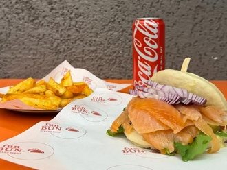 Norveç Somon Gravlaks Bun Menü görseli