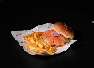 Norveç Somon Gravlaks Burger Menü görseli