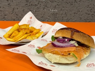 Norveç Somon Gravlaks Burger Menü görseli