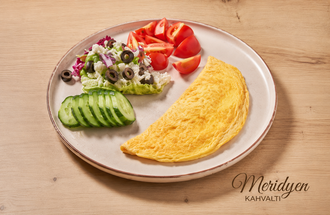 Sade Omlet Kahvaltı Tabağı görseli