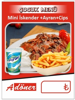 Mini İskender görseli