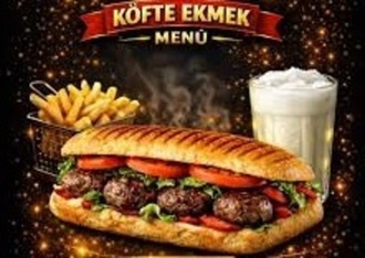 Yarım Köfte Kola görseli
