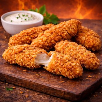 Çıtır Tavuk (Pane Kaplı, Sos Seçenekli) görseli