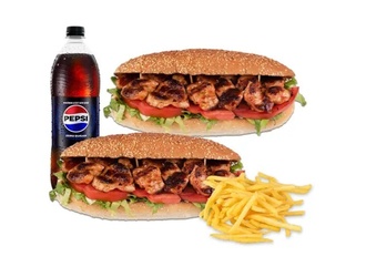 2'Li Tavuk Çöp Şiş Menü görseli