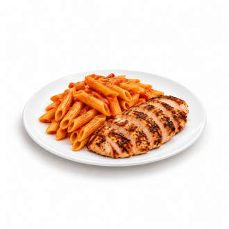 Mangalda Tavuk & Domates Soslu Penne görseli