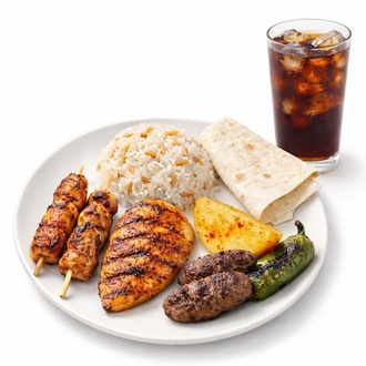 Karışık Izgara & Tereyağlı Pirinç Pilavı +Coca Cola 330Ml görseli