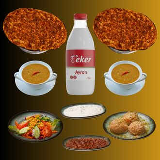 2'Li Lahmacun Menü (Urfa Usulü) görseli