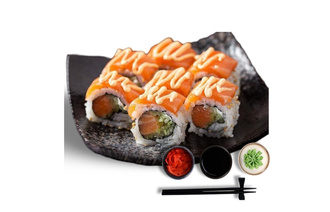 167- Special Spicy Salmon Roll (8 Pcs.) görseli