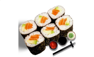 189- Avokado Sake Maki Roll (6 Pcs.) görseli