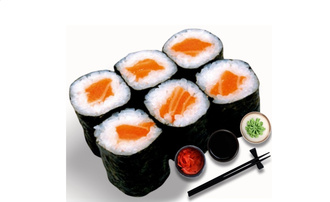 186- Sake Maki Roll (6 Pcs.) görseli