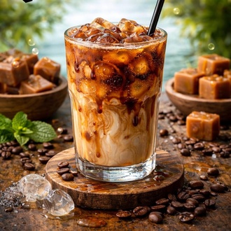 Iced Caramel Latte görseli