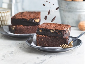 Belçika Çikolatalı Cevizli American Brownie görseli