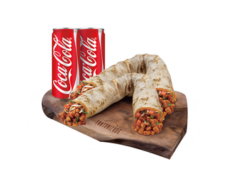 2Li Tavuk Tantuni Dürüm Menü (2 Kola) görseli