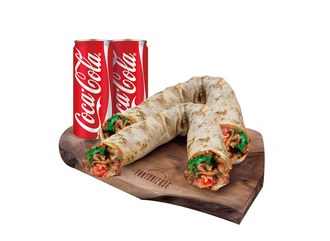 2Li Et Tantuni Dürüm Menü (2 Kola) görseli