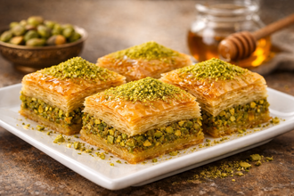 Antep Fıstıklı Baklava (500 Gram) görseli