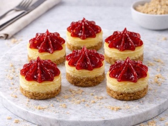Frambuazlı Mini Cheesecake (750 Gr.) görseli