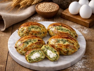 Labne Peynir Ispanaklı Mini Poğaça (750 Gr.) görseli