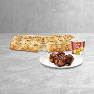 Bol Peynirli Ekmek + 4'Lü Cinnamon Roll + Algida Dondurma görseli