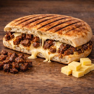 Kavurma Kaşarlı Bazlama Tost görseli