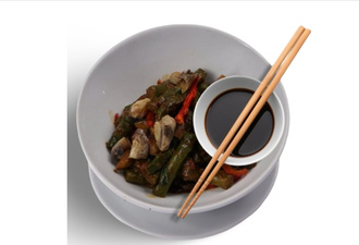 Acılı Kuşkonmazlı Mantar Sote görseli