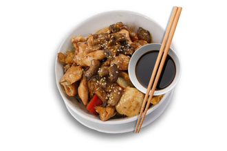 Zencefil Soslu Çıtır Tavuk görseli