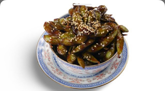 Chili Garlic Soslu Edamame görseli