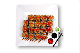 256- Kızarmış Maki Set (18 Adet) görseli