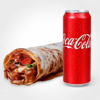 Coca-cola'lı Ekonomik Tavuk Dürüm Menü görseli