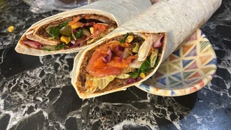 Çift Lavaş Çiğ Köfte Dürüm (200 Gr.) görseli